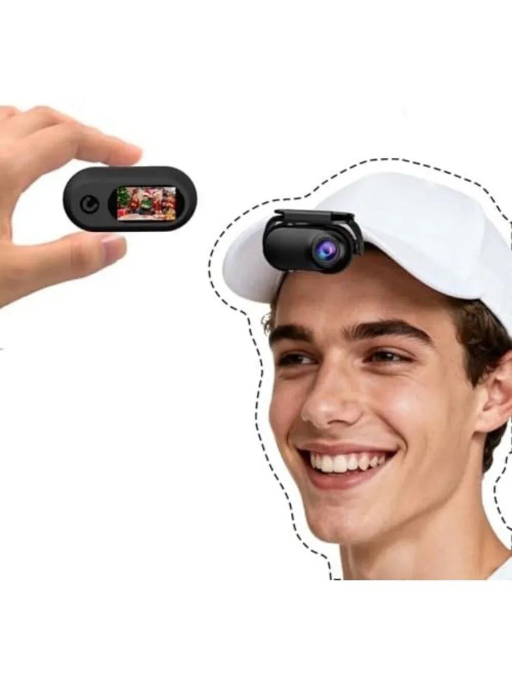 Mini Magnetic Body Camera with 16GB Storage - Thumb-Sized Wearable Cam
